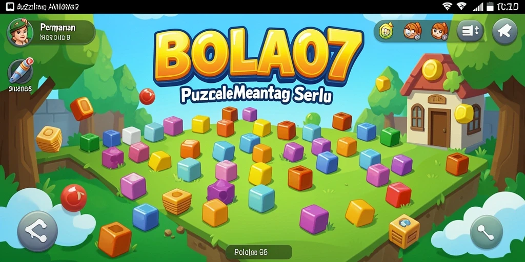 Tampilan gameplay BOLA07 dengan teka-teki yang menantang.