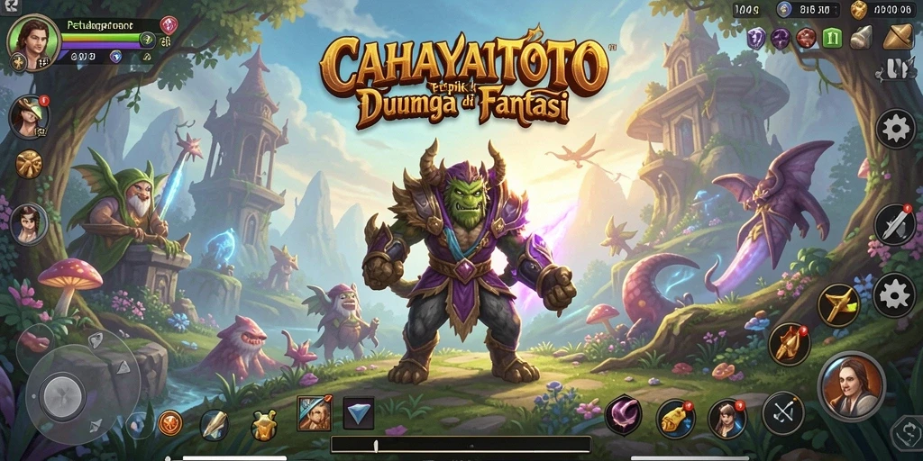 Tampilan menarik dari gameplay RPG di CAHAYATOTO.