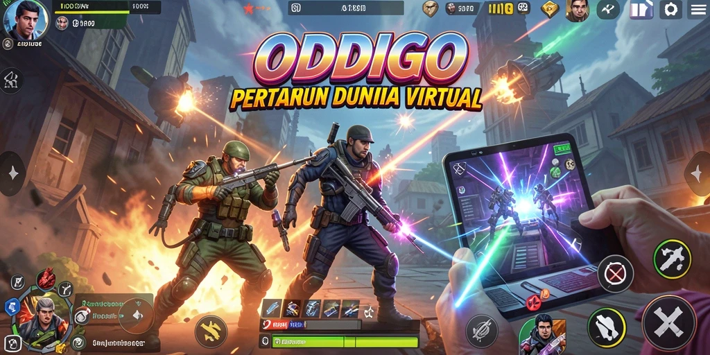 Gameplay ODDIGO yang penuh aksi dan adrenalin tinggi.